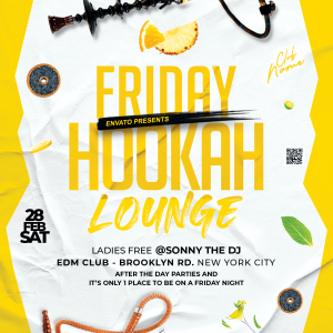 Hookah Lounge Flyer Template