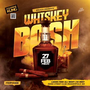 Whiskey Bash Flyer Template